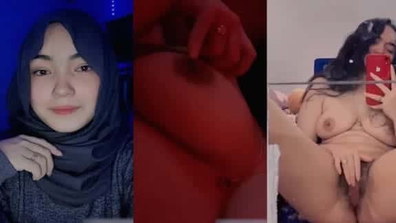 abg jilbab merah bikin berutal abang barang panjang